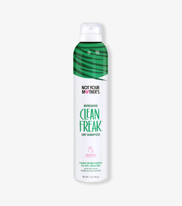 Keep second day hair looking fresh with NYM Clean Freak dry shampoo.