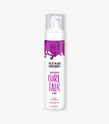 Fight frizz and redefine your curls with NYM Curl Talk refreshing foam.
