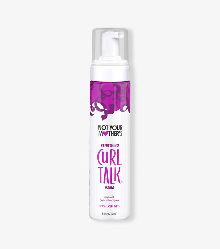 Fight frizz and redefine your curls with NYM Curl Talk refreshing foam.