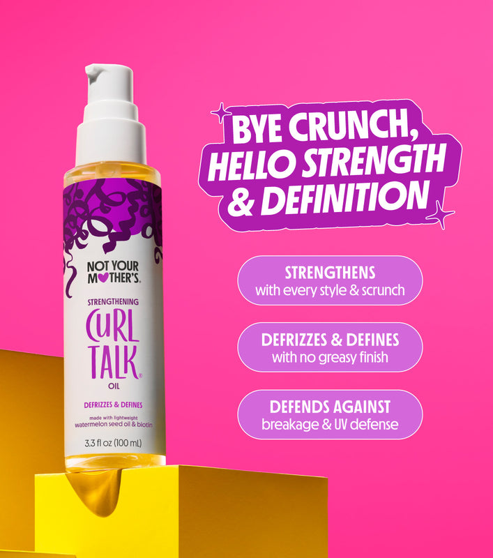 Strengthening Oil bottle with usage benefits
