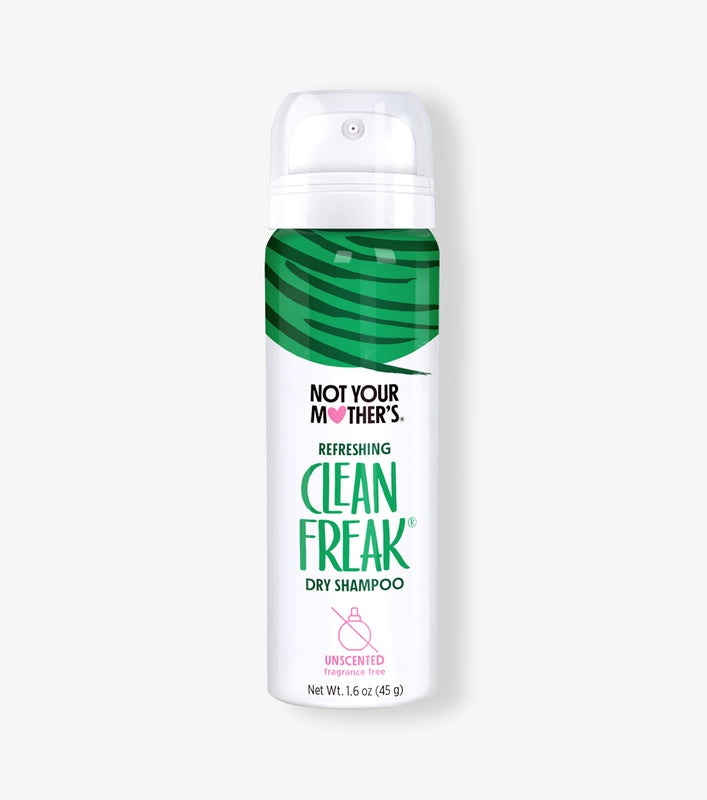 The unscented Clean Freak Dry Shampoo travel size spray.