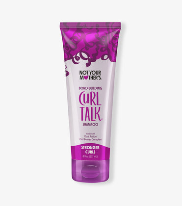 Achieve stronger curls with NYM Curl Talk Bond Building Shampoo.