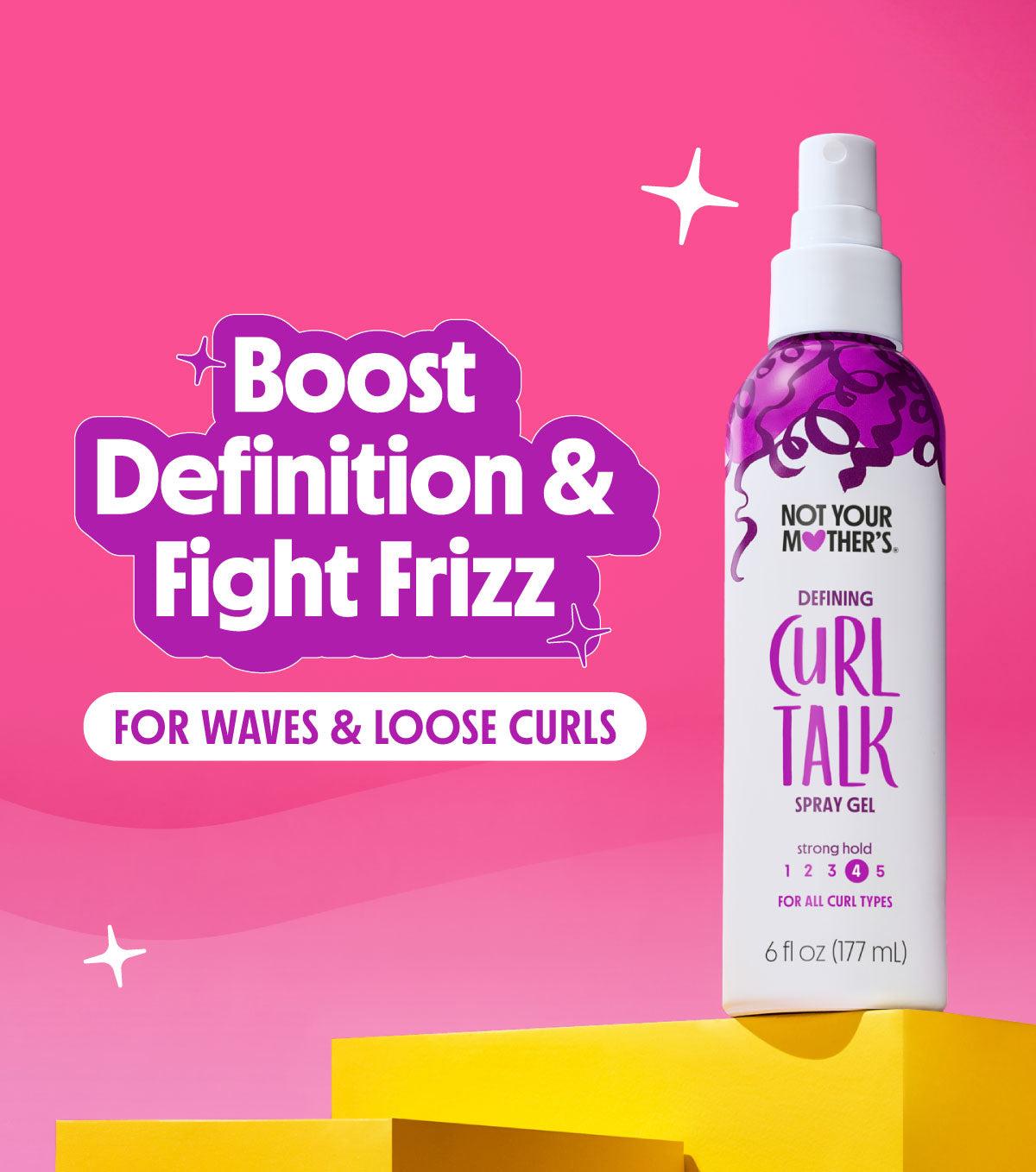 Curl Talk Defining Spray Gel | For Strong Curl Definition