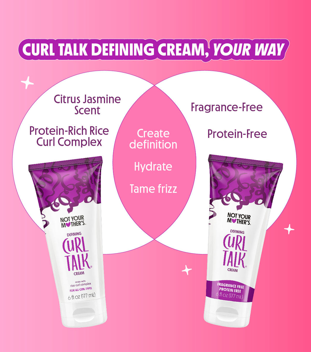 Curl Talk Fragrance & Protein Free Defining Cream | Not Your Mother's