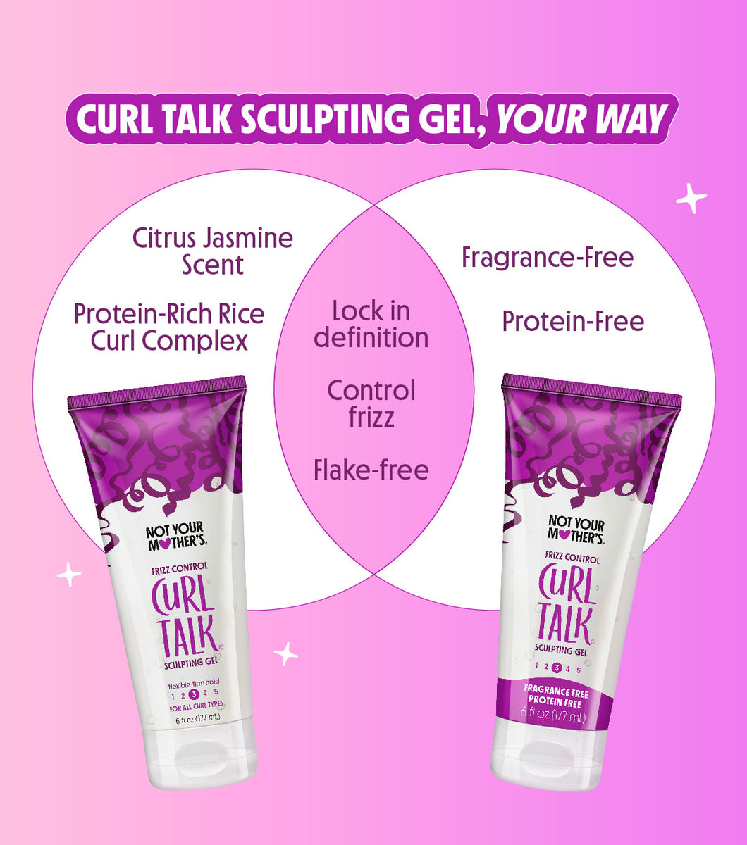 Curl Talk Fragrance & Protein Free Sculpting Gel | Not Your Mother's