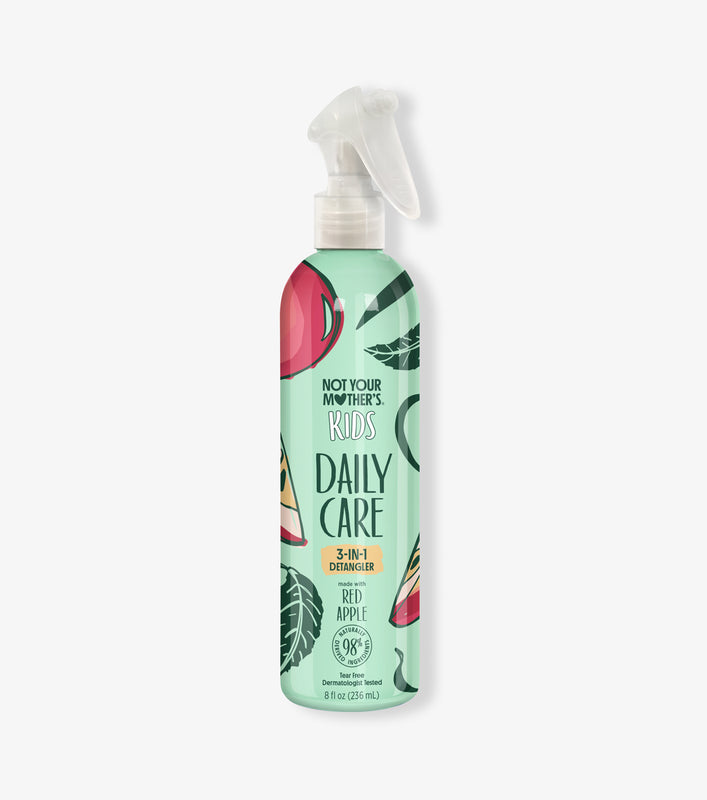 The NYM Kids Red Apple Daily Care 3-in-1 detangler spray. 