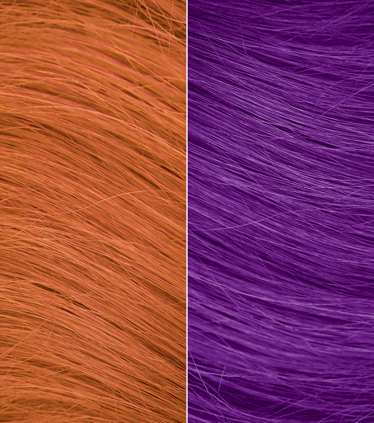 Copper Blaze and Violet Vibes mix swatch
